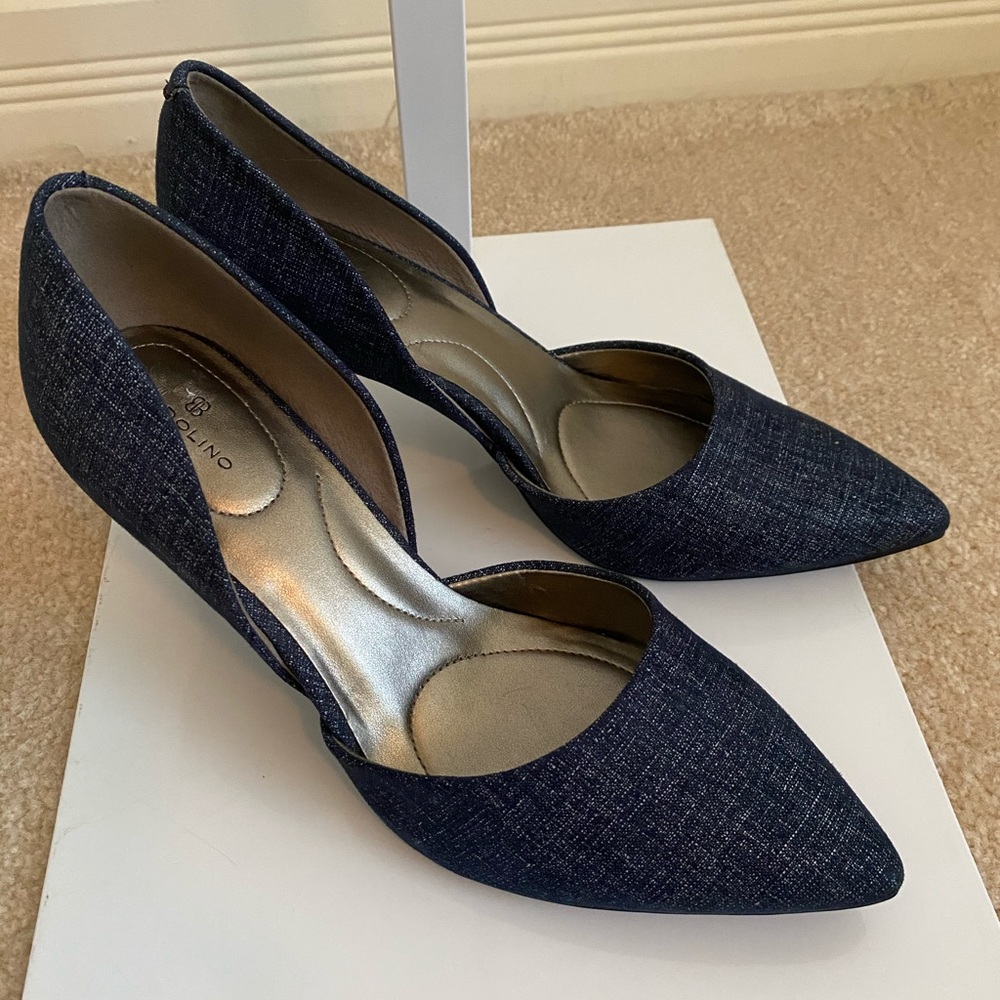 Bandolino Denim Stiletto Pumps Size 9